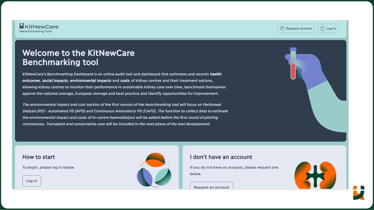 Benchmarking tool front page