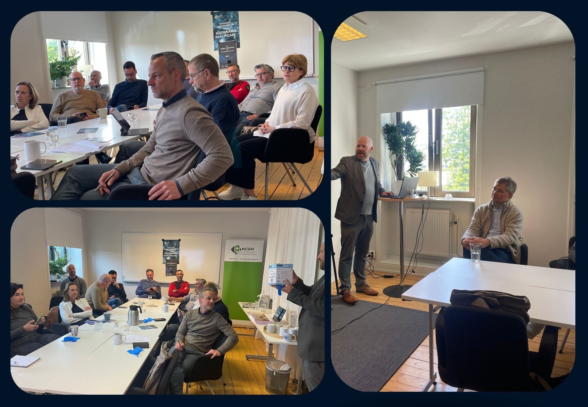 Welcoming 10 Austrian Hospitals and Björn Almér from SkåneCare to the NCSH Office