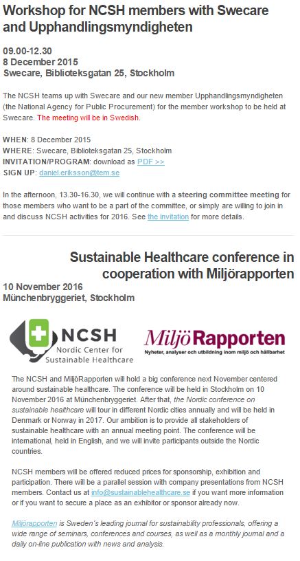 nov news ncsh