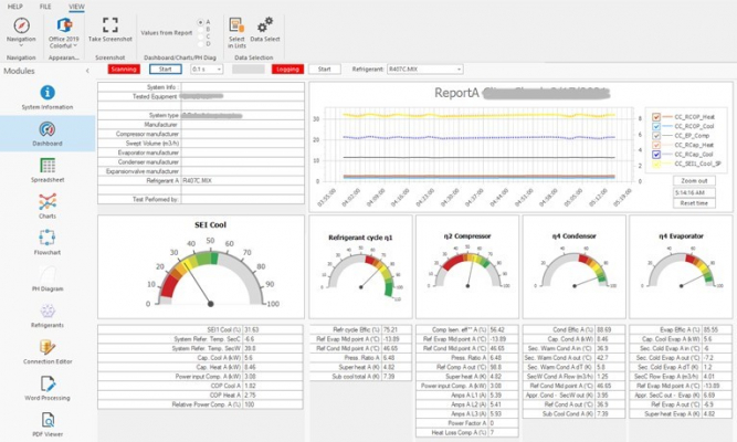 Enhanced Real Time Performance Analysis of HVACR Systems – New Onsite Software Version by Our Member ClimaCheck